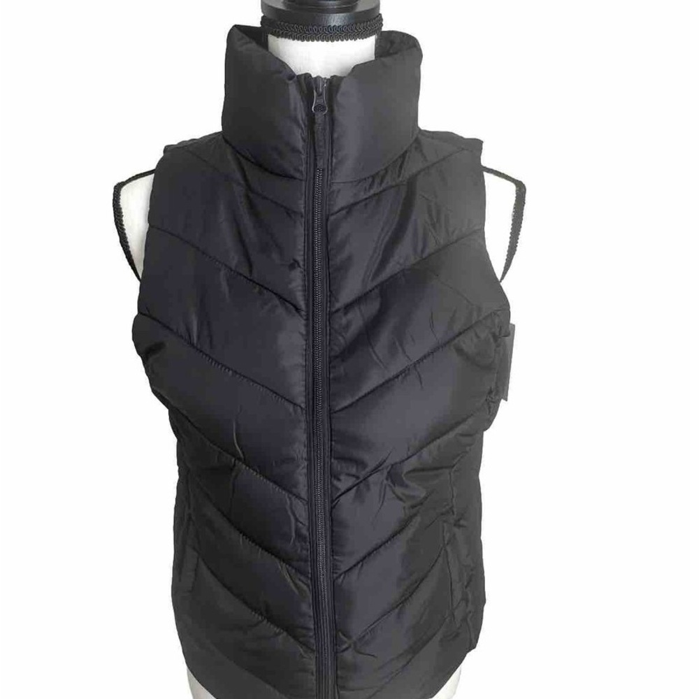 SO Women's Black Quilted Vest